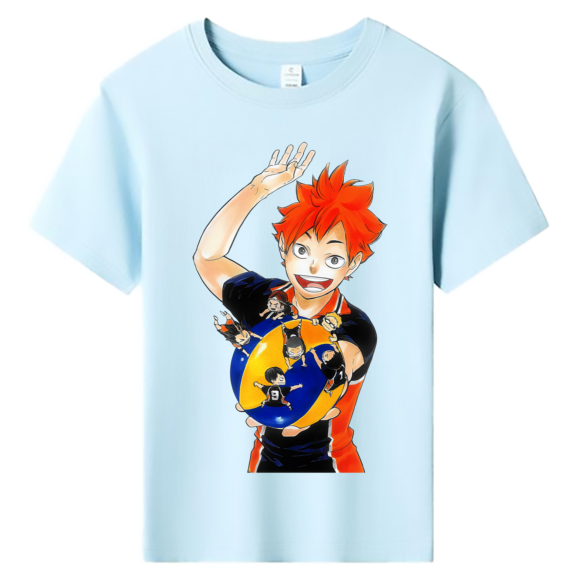 （画像用） ハイキュー!! Haikyu!! 綿100％キッズTシャツ（フロントプリント）